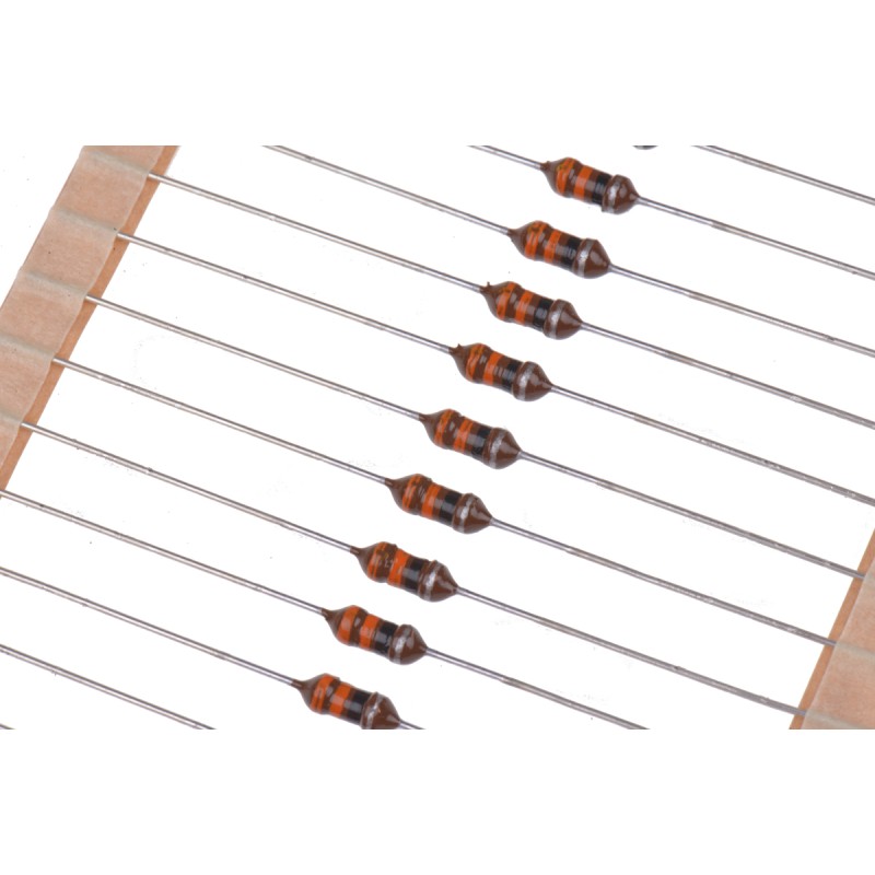 100 pcs - B82141A1333K000 EPCOS 33 μH ±10% Ferrite Leaded Inductor, Max SRF:10MHz, Q:55, 300mA Idc, 1.12Ω Rdc, SBC