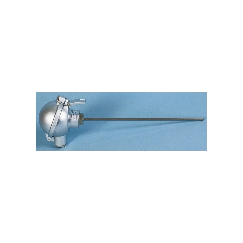 1 pcs - Correge PT100 RTD Sensor, 6mm Dia, 500mm Long, 3 Wire, Probe, Class A +500°C Max