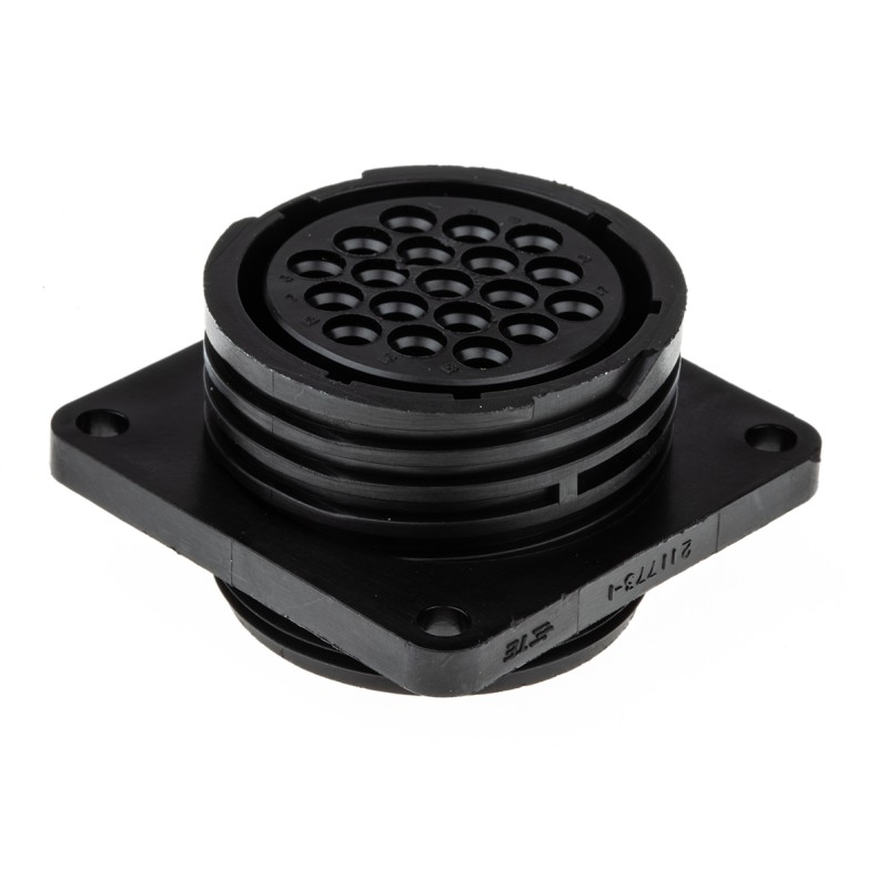 1 pcs - TE Connectivity Circular Connector, 19 Contacts, Panel Mount, Socket, Female, CPC Series 1 Series
