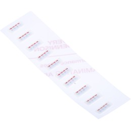 10 pcs - RS PRO Non-Reversible Temperature Sensitive Label, 138°C to 154°C, 4 Levels