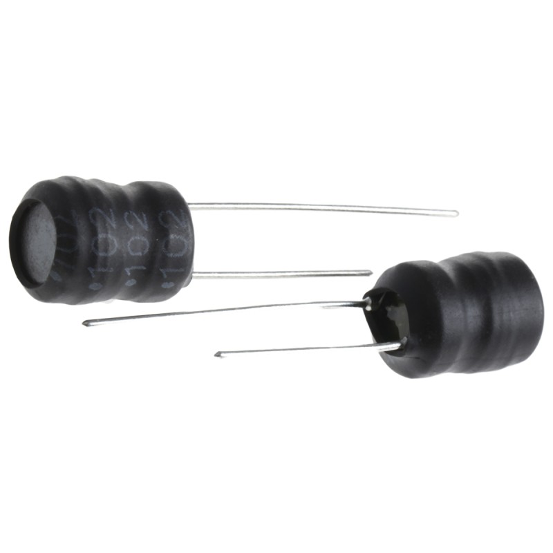 100 pcs - RLB0914-102KL Bourns 1 mH ±10% Ferrite Leaded Inductor, Max SRF:1.3MHz, Q:40, 300mA Idc, 2.1Ω Rdc, RLB