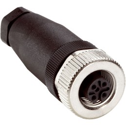 1 pcs - Sick Circular Connector, 5 Contacts, Cable Mount, M12 Connector, Plug, Female, IP67