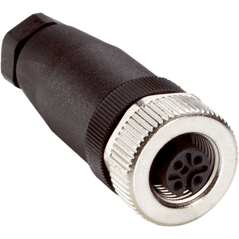 1 pcs - Sick Circular Connector, 5 Contacts, Cable Mount, M12 Connector, Plug, Female, IP67