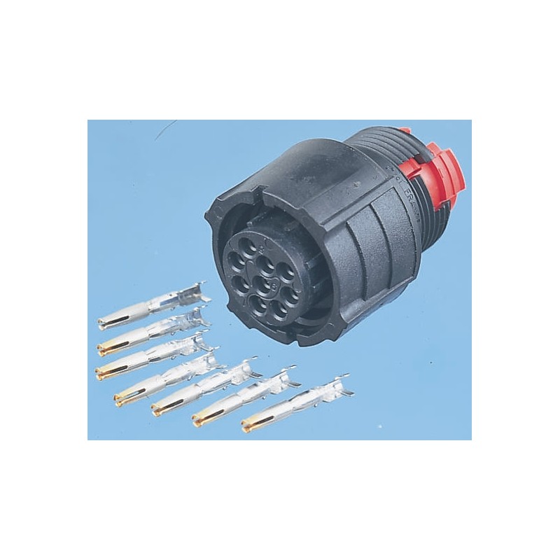 1 pcs - Souriau Circular Connector, 26 Contacts, Cable Mount, Socket, Female, IP67, Clipper Series