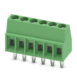 5 pcs - Phoenix Contact MPT 0.5/ 6-2.54 Series PCB Terminal Block, 6-Contact, 2.54mm Pitch, Through Hole Mount, 1-Row, Screw