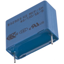 100 pcs - B32923C3105K000 EPCOS B32923C Polypropylene Film Capacitor, 305V ac, ±10%, 1μF, Through Hole