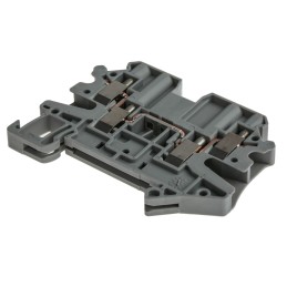 5 pcs - Phoenix Contact UT 4-QUATTRO Series Grey Feed Through Terminal Block, 0.14 - 6mm², Single-Level, Screw