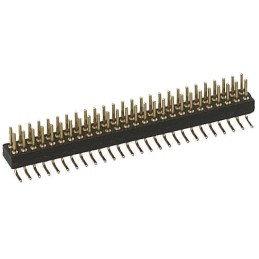 50 pcs - Preci-Dip Straight Surface Mount Pin Header, 10 Contact(s), 1.27mm Pitch, 2 Row(s), Unshrouded