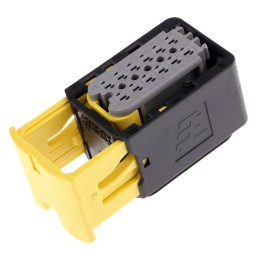 1 pcs - TE Connectivity, HDSCS Automotive Connector Socket 12 Way, Crimp Termination