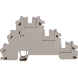 5 pcs - Weidmuller DLD Series Brown Feed Through Terminal Block, 2.5mm², Triple-Level, Screw Termination
