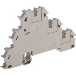 5 pcs - Weidmuller DLD Series Brown Feed Through Terminal Block, 2.5mm², Triple-Level, Screw Termination