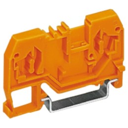 5 pcs - Wago 280 Series Orange Feed Through Terminal Block, 2.5mm², Single-Level, Cage Clamp Termination