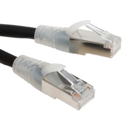 1 pcs - RS PRO Cat6 Male RJ45 to Male RJ45 Ethernet Cable, F/UTP, Black LSZH Sheath, 2m