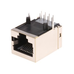 5 pcs - TE Connectivity 5558342 Series Female RJ45 Socket, Through Hole, Cat5