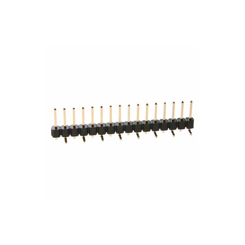 25 pcs - HARWIN M20 Series Vertical Surface Mount Pin Header, 6 Contact(s), 2.54mm Pitch, 1 Row(s), Unshrouded