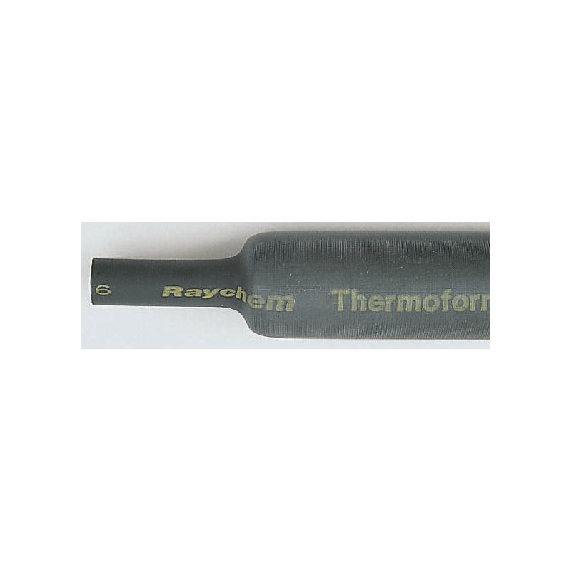 1 pcs - TE Connectivity Heat Shrink Tubing, Black 5mm Sleeve Dia. x 1.2m Length 2:1 Ratio, ZHTM Series