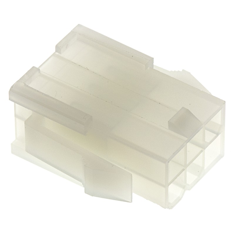 5 pcs - Molex, Mini-Fit Jr Male Connector Housing, 4.2mm Pitch, 6 Way, 2 Row