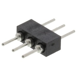 5 pcs - Preci-Dip Straight Through Hole Pin Header, 3 Contact(s), 2.0mm Pitch, 1 Row(s), Unshrouded