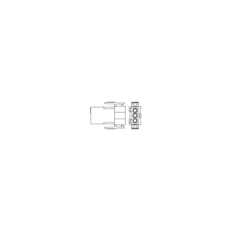 1 pcs - TE Connectivity, Metrimate Female Connector Housing, 5mm Pitch, 3 Way, 1 Row