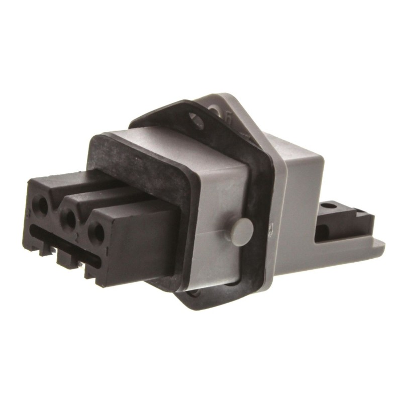 1 pcs - Hirschmann, ST IP54 Black, Grey Panel Mount 3P + E Industrial Power Socket, Rated At 16A, 250 V, 400 V