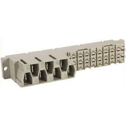 1 pcs - HARTING 09 06 24 + 7 Way 5.08 mm, 10.16 mm Pitch, Type MH 24+7, 3 Row, Straight DIN 41612 Connector, Socket