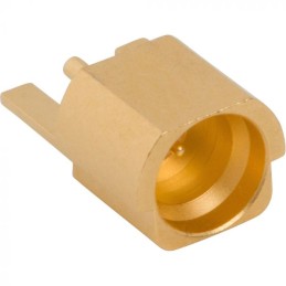 1 pcs - Amphenol RF, jack End Launch SMP Connector, Solder Termination, Straight Body