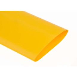 1 pcs - TE Connectivity Heat Shrink Tubing, Yellow 25.4mm Sleeve Dia. x 1.2m Length 2:1 Ratio, RNF-100 Series