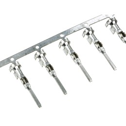 250 pcs - TE Connectivity MINI-MIC Series Male Crimp Terminal, 16AWG Min, 14AWG Max