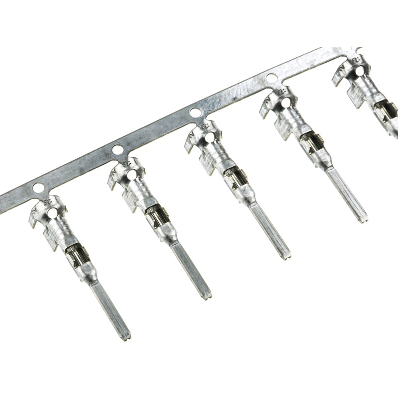 250 pcs - TE Connectivity MINI-MIC Series Male Crimp Terminal, 16AWG Min, 14AWG Max