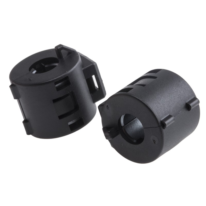 2 pcs - RS PRO Openable Ferrite Clamp, 19.5 Dia. x 23mm, For Computer Peripherals, Digital TV, Internal & External Power