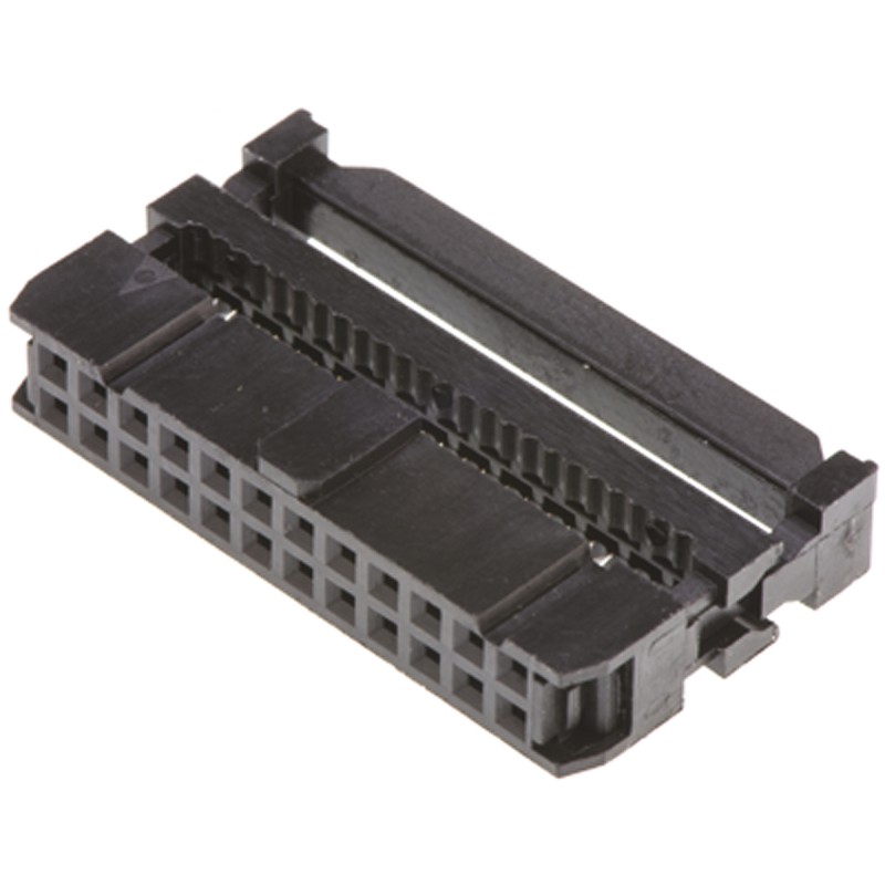 1 pcs - Amphenol ICC 24-Way IDC Connector Socket for Cable Mount, 2-Row