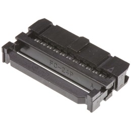 1 pcs - Amphenol ICC 24-Way IDC Connector Socket for Cable Mount, 2-Row