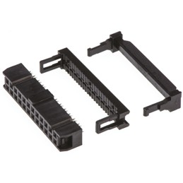 1 pcs - Amphenol ICC 24-Way IDC Connector Socket for Cable Mount, 2-Row