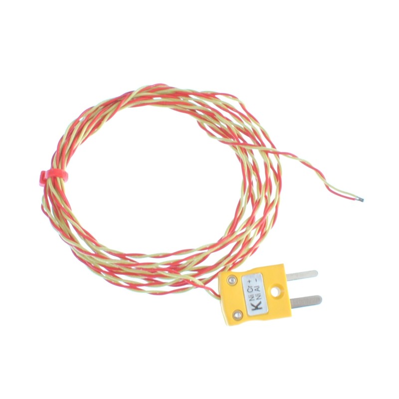 1 pcs - RS PRO Type K Thermocouple 3m Length, , -75°C - +250°C