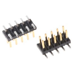 5 pcs - Amphenol Communications Solutions Minitek Series Straight Surface Mount Pin Header, 10 Contact(s), 2.0mm Pitch, 2