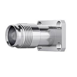 1 pcs - Telegartner Nex10 Series Panel Mount Circular Coaxial Connector, Solder Termination, Straight Body