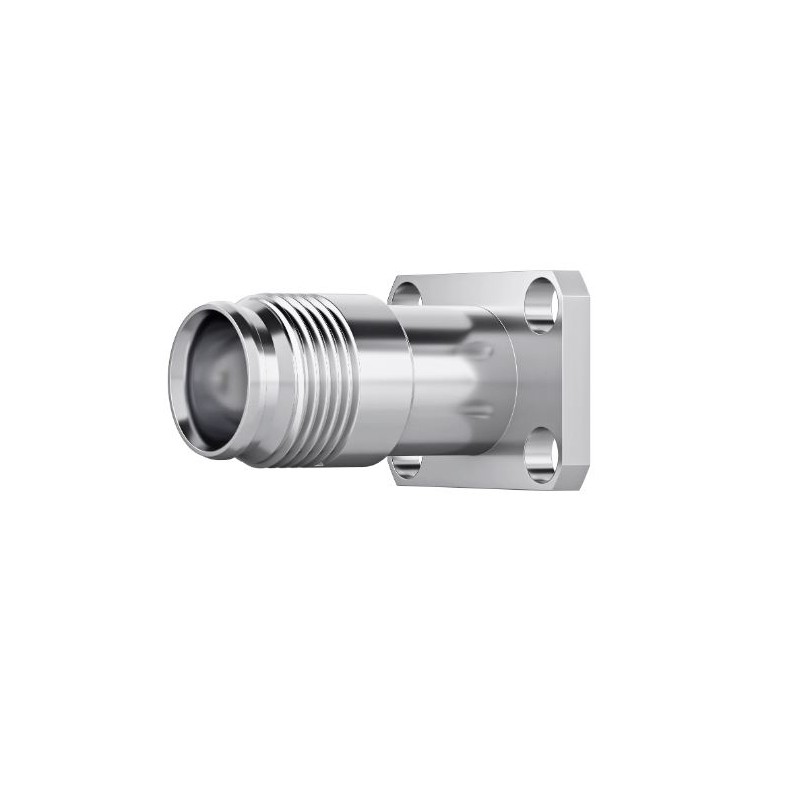 1 pcs - Telegartner Nex10 Series Panel Mount Circular Coaxial Connector, Solder Termination, Straight Body