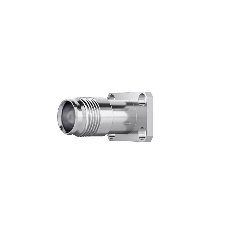 1 pcs - Telegartner Nex10 Series Panel Mount Circular Coaxial Connector, Solder Termination, Straight Body