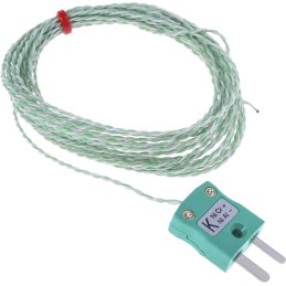 1 pcs - RS PRO Type K Thermocouple 5m Length, 1/0.3mm Diameter - +250°C