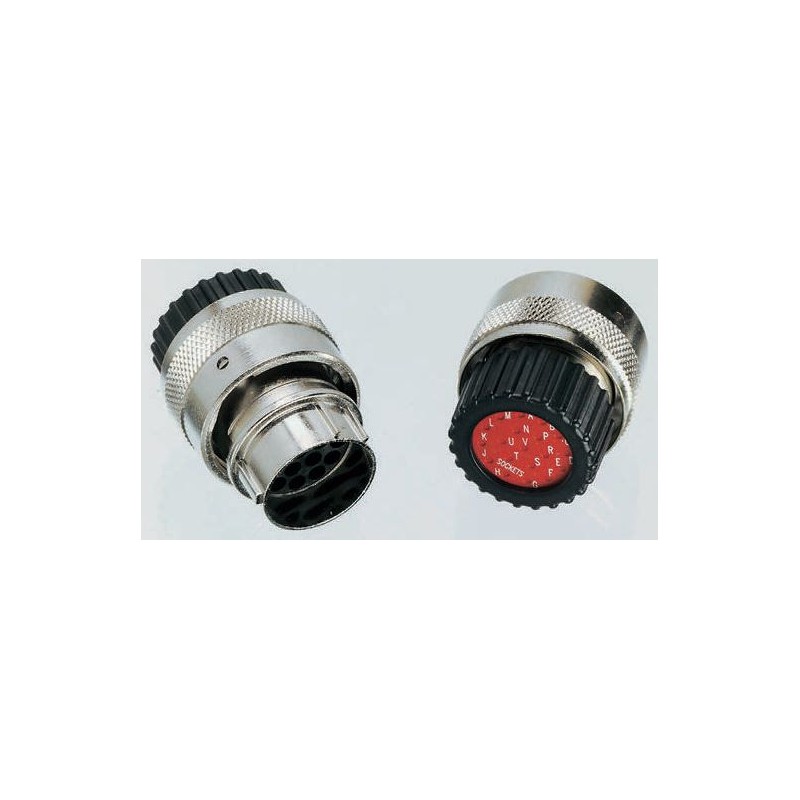 1 pcs - ITT Cannon Circular Connector, 8 Contacts, Cable Mount, Plug, Female, IP67, Trident Neptune Metal Series