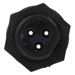 1 pcs - Bulgin Circular Connector, 3 Contacts, Front Mount, Miniature Connector, Plug, Male, IP68, Buccaneer 400 Series