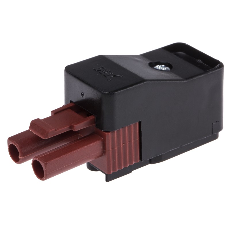 5 pcs - RS PRO Non-Fused Terminal Block, 2-Way, 16A, 2.5 mm² Wire, Screw Down Termination