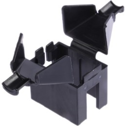 5 pcs - ITT Cannon TSTRECT Series ABS D Sub Backshell, 12 Way