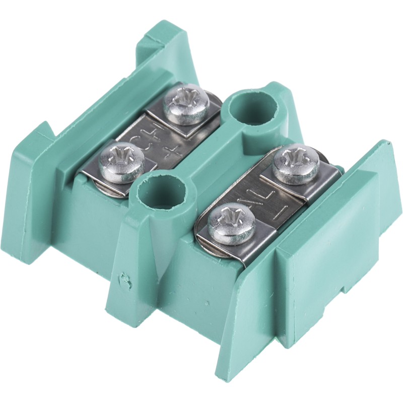 1 pcs - RS PRO Barrier Terminal Thermocouple Terminal Block for Use with Type K Thermocouple, Single Pair, IEC Standard
