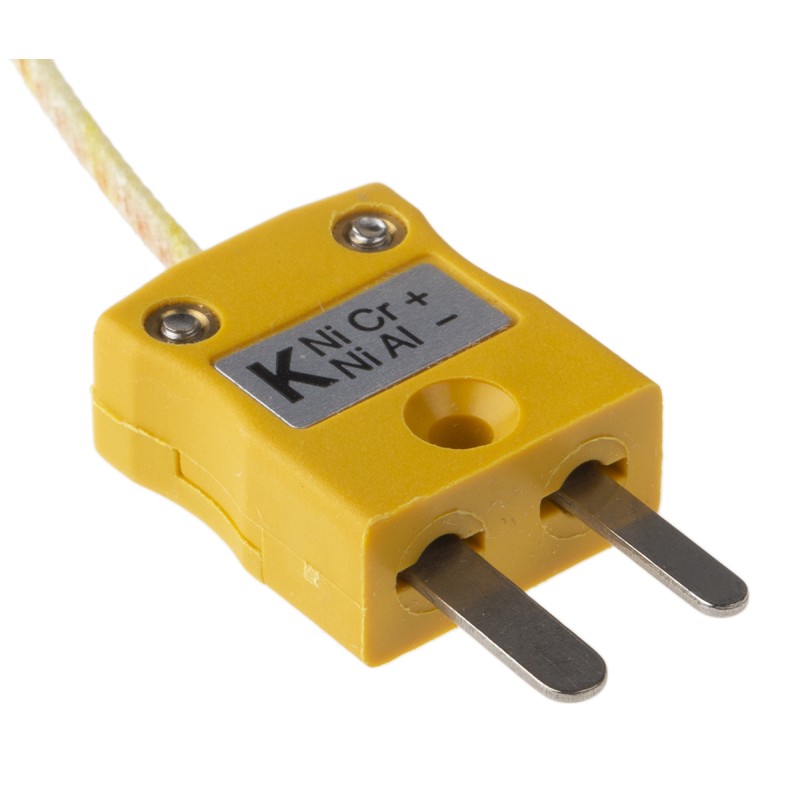 1 pcs - RS PRO Type K Thermocouple 2m Length, 1/0.3mm Diameter - +350°C