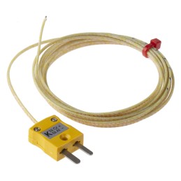1 pcs - RS PRO Type K Thermocouple 2m Length, 1/0.3mm Diameter - +350°C