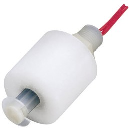 1 pcs - Gems Sensors LS-3 Series Vertical Polypropylene Float Switch, Float, 610mm Cable, SPST NO