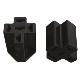 5 pcs - TE Connectivity, Positive Lock .250 5 Way Nylon Crimp Terminal Housing, 6.35mm Tab Size, Natural