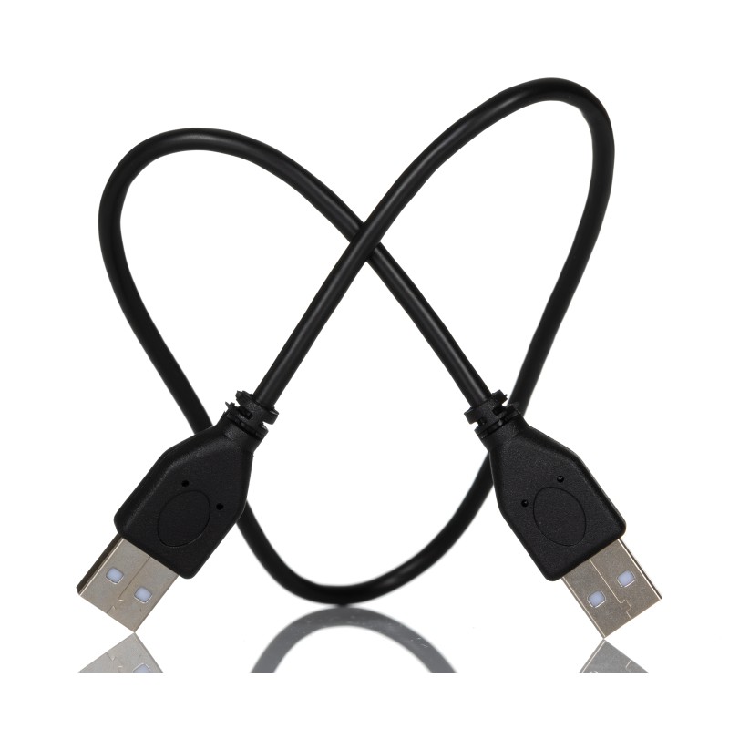 1 pcs - RS PRO USB 2.0 Cable, Male USB A to Male USB A Cable, 500mm