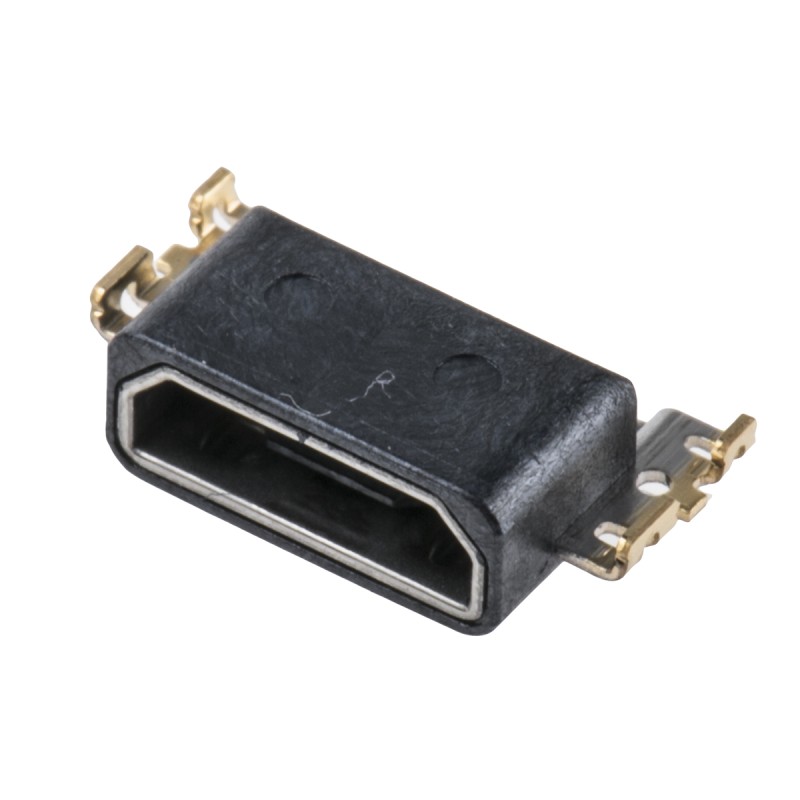 10 pcs - Hirose Right Angle, SMT, Socket Type B 2.0 USB Connector